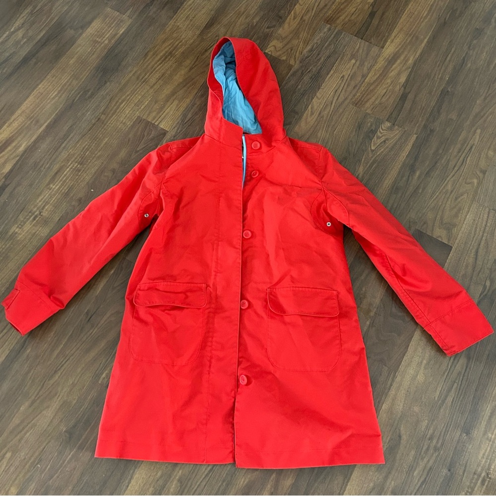 L.L. Bean Red Hooded Jacket